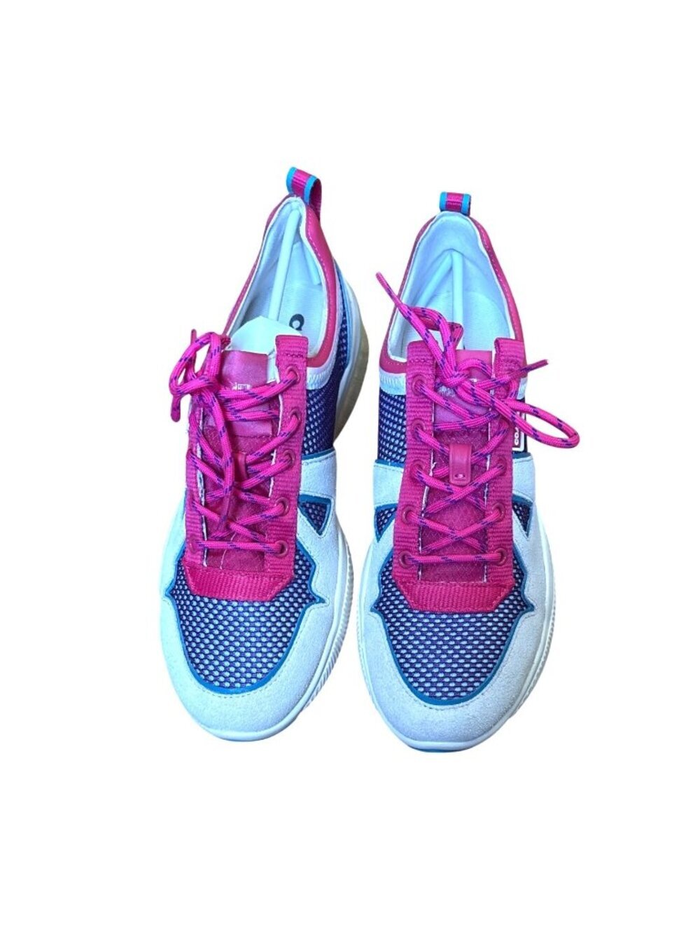 Coach Athleisure Sneakers Suede With Mesh Panels Womens Size 10 New W/ Box